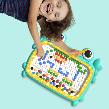 Krabų Formos Magnetinio Plieno Kamuolys Piešimo Lenta Piešimo Lenta su Magnetinių Rašiklis ir Rutuliukai Montessori Ugdymo Žaislas Vaikams, Vaikų