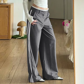Harajuku Moterų Baggy Kelnės 2023 Rudenį Streetwear Negabaritinių Haremo Kelnės Moterims Derliaus Atsitiktinis Palaidų Sweatpants Jogger Mujer