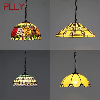 PLLY Tiffany Pakabukas Šviesos Šiuolaikinės LED Kūrybos Lempos Šviestuvai Dekoratyviniai Namų