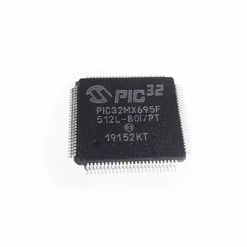 10VNT PIC32MX695F512L-80I/PT PIC32MX695F512L-80I PIC32MX695F512L TQFP100 Naujas originalus ic chip sandėlyje