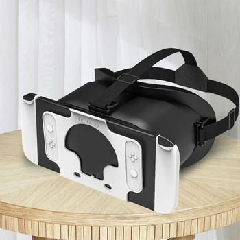 VR Ausines 3D VR Akiniai Patogūs 3D ekrano užsklandą, Virtualios Realybės Akiniai Ergonomiškas Svaiginančius Patirtį Nintendo Jungiklis OLED