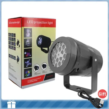 LED Kalėdų Projektoriaus Lempa 360 Pasukti Patalpų Lauko Projektoriaus Lempa Atostogų Šalis Kalėdinė Dekoracija LED Apšvietimas