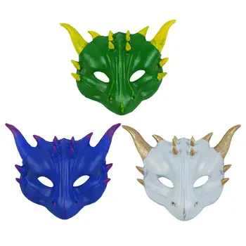 Vaikai Dragon Mask Cosplay Vaidmuo Žaisti Kostiumo Aksesuaras Vaikų Maskuotis Kaukė Prom Night Club Karnavalas Šalies Helovinas