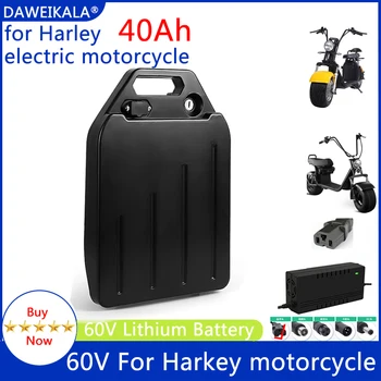 60V Baterija elektrinis motociklas ličio baterija vandeniui 18650 Akumuliatorius 40Ah už dviejų Ratų motociklą elektrinis motoroleris, dviratis