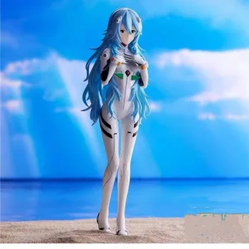 21cm Naujos Formos Modelis Neon Genesis Evangelion Anime Mergina Ayanami Rei Veiksmų Skaičiai PVC Darbastalio Apdaila Lėlė, Vaikams, Žaislai, Dovanos