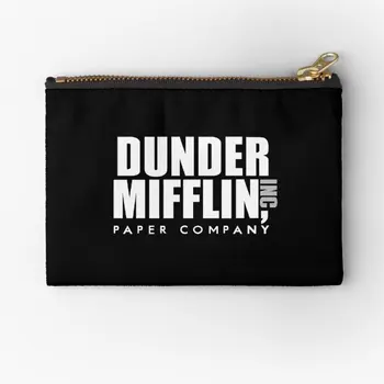 Dunder Mifflin Inc Užtrauktukas Maišeliai Kelnaitės Klavišą Vyrų Kosmetikos Pakuotės Pinigai Maži Apatiniai Saugojimo Grynas Maišelį Monetos Kišenėje Kojinės