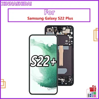 Super AMOLED Ekranas LCD Samsung Galaxy S22 Plius S906 S906B S906U Jutiklinis Ekranas skaitmeninis keitiklis Pakeitimo Nr. Dega