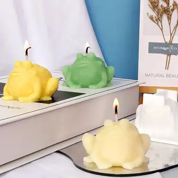 3D Varlė Minkštas Pelėsių Varlė Silikono Žvakių Formos 