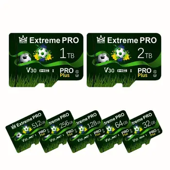 Extreme Pro 512 GB SD Atminties Kortelę 1 TB 2TB Micro SD Kortelę Telefonas Kompiuteris Drone Cam Didelės Spartos Flash A2 V30 U3 SD Flash Card