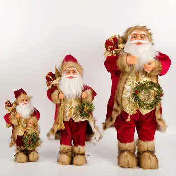 60cm Aukščio Santa Claus 2023 kalėdų dekoracijos, Puošybos Vaikams, Žaislai, Kalėdų pradžią Šalis Apdailos Vaikai Dekoracija Dovanos