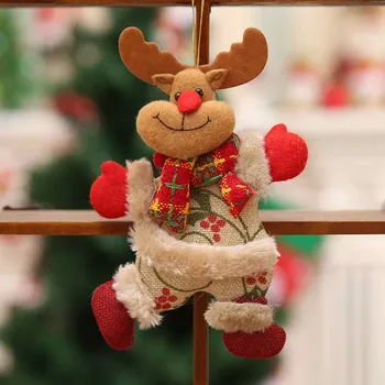 Santa Claus Sniego Briedžių Puošyba, Dovanų, Žaislų Statulėlės Kalėdų Eglutės Ornamentu Karolius, Namų Dekoracijas Navidad Naujųjų Metų 2023