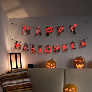 Helovinas Girliandą Reklama Rekvizitai Baisu Kruvinas Helovinas Teminius Reklama Papuošalai Zombie Vampyras Haunted House Šalies Prekių