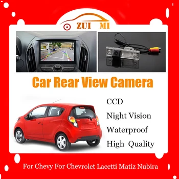 Automobilio Atbulinės Galinio vaizdo Kamera Chevy Už Chevrolet Lacetti Matiz Nubira CCD Full HD Naktinio Matymo Atsarginės automobilio Parkavimo Kamera