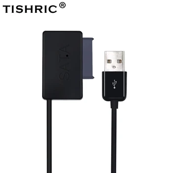 TISHRIC USB2.0 Sata Kabelis Ratai Linija Nešiojamojo kompiuterio CD-ROM 2.5 Colio Išorinis HDD SSD Kietųjų Diskų Kabelis 7+6 13PIN Keitiklio Kabelį