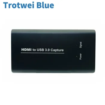 HDMI Capture Card Vaizdo įrašymo Įrenginys USB3.0 HDMI 4K 60Hz HDMI, USB Video HD Užfiksuoti Žaidimas Live Transliacijos Transliacijos su MIC