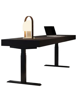 Italijos minimalistinio kompiuterio stalas, elektra reguliuojamas stalas, šviesos prabanga ir minimalistinę studiją rašomasis stalas