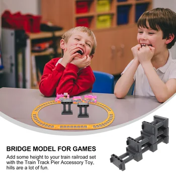Geležinkelių Prieplaukos Priedai Žaisti Tiltas, Modelis, Modeliavimas Vaikų Traukiniu 