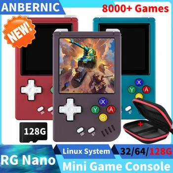 ANBERNIC RG NANO Portable Nešiojamą Žaidimų Konsolę 1.54