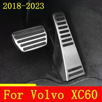 Volvo XC60 2018-2023 neslidus Nerūdijančio Plieno Pedalboard Aliuminio Lydinio, Guminės Stabdžių Dangtis
