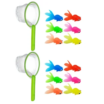 2 Komplektai Minkštos Gumos Žuvytės Tiktų Vonios Žaislai Kūdikiams Ornamentu Žvejybos Ju Vaikai Tpr Dirbtinis Dekoro Bamblys Žaidimas Vandens Purškimas