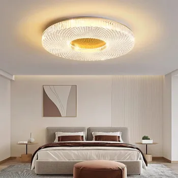 Modernus miegamojo lubų lempa Led Kūrybinis Dizainas Šiltas Akrilo kitche Žibintai Kambarį lempos vario 90-265V Šviesos